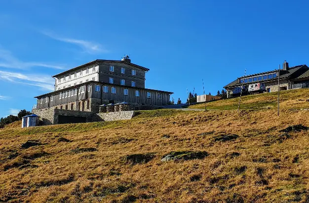 Přechod k&nbsp;Petrově Boudě (1 275&nbsp;m n.m.)