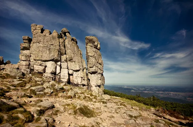 Přechod přes&nbsp;Slunečník (1 423&nbsp;m n.m.)