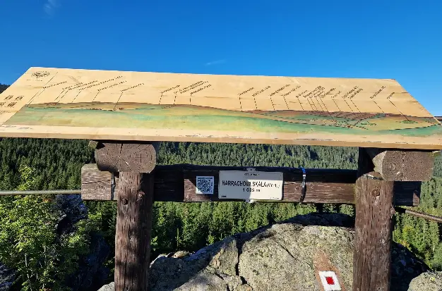 Harrachova skála (1 035&nbsp;m n.m.), vyhlídka