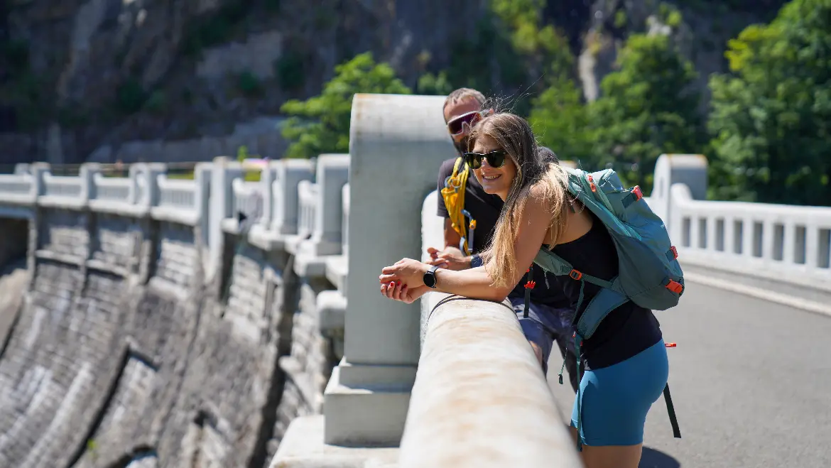 Zip Line a slaňování na Labské přehradě